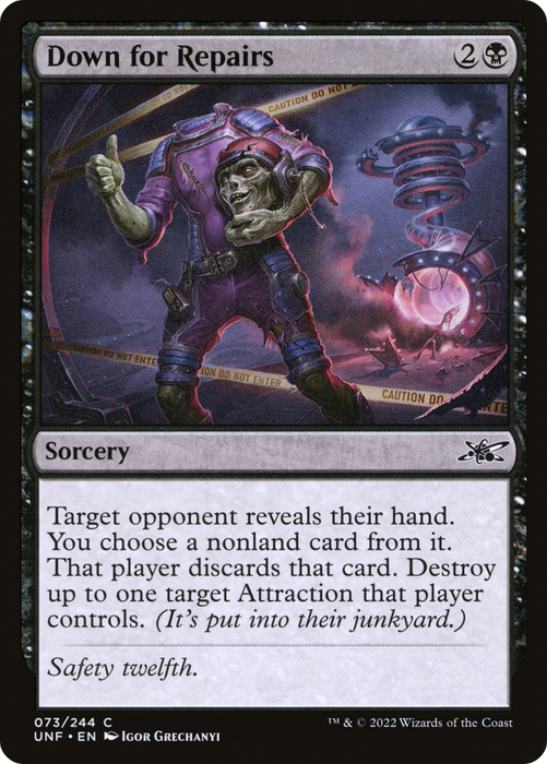 Down for Repairs (UNF-073) - common - Foil