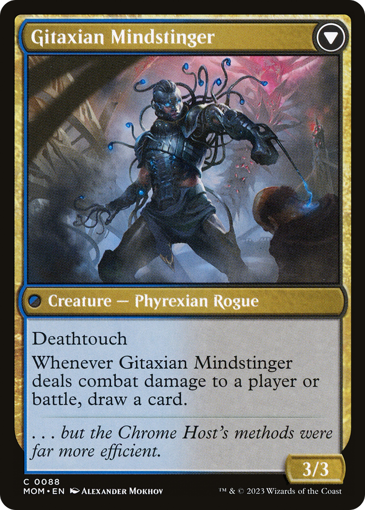 Aetherblade Agent // Gitaxian Mindstinger (MOM-088) - common