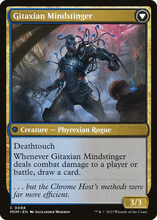 Aetherblade Agent // Gitaxian Mindstinger (MOM-088) - common