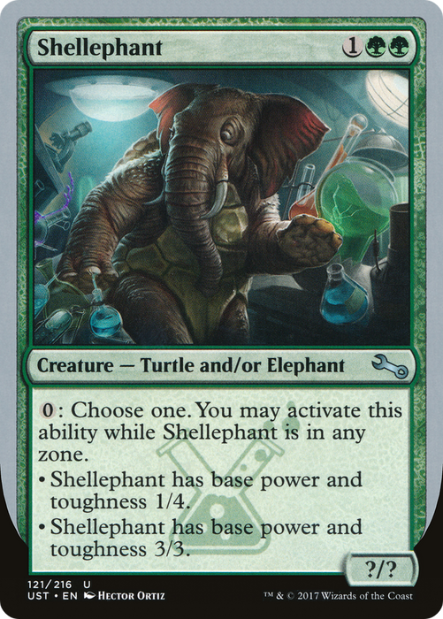 Shellephant (UST-121) - uncommon - Foil