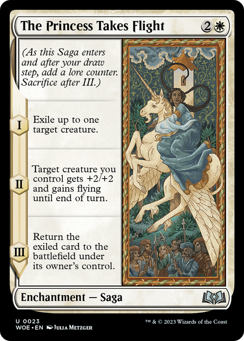 The Princess Takes Flight (WOE-023) - uncommon - Foil