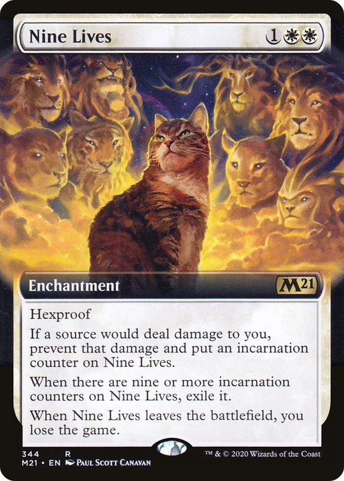 Nine Lives (M21-344) - rare: (Extended Art)
