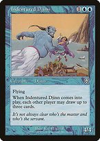 Indentured Djinn (MMQ-085) - uncommon
