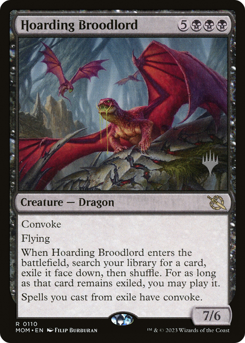 Hoarding Broodlord (PPMOM-110P) - rare - Foil