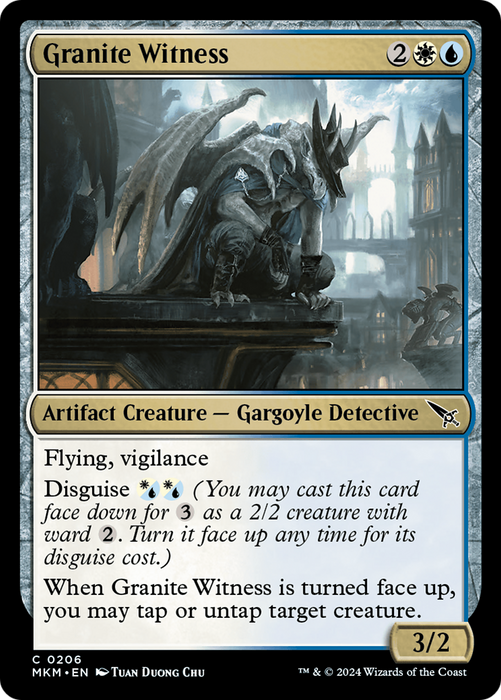 Granite Witness (MKM-206) - common - Foil