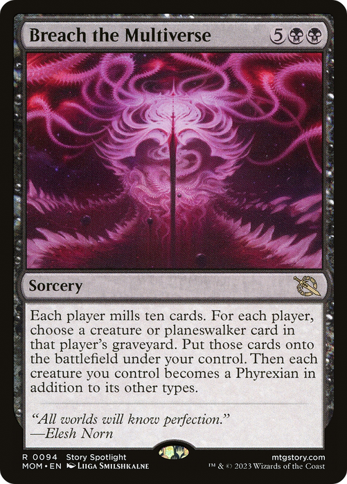 Breach the Multiverse (MOM-094) - rare - Foil