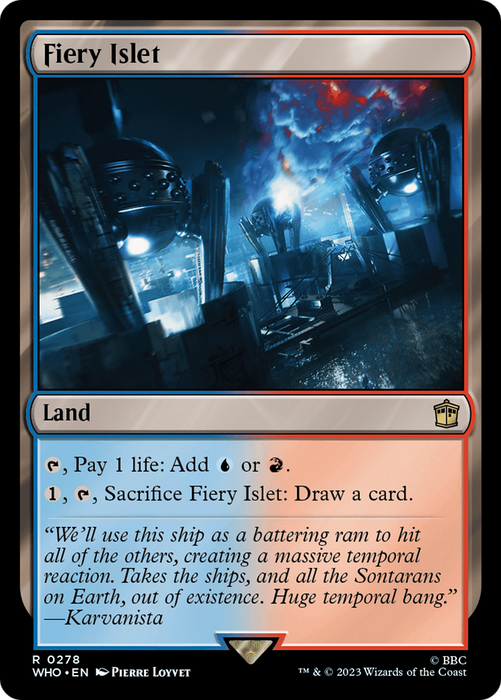 Fiery Islet (WHO-278) - rare - Foil