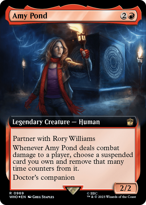 Amy Pond (WHO-969) - rare: (Extended Art) - Foil