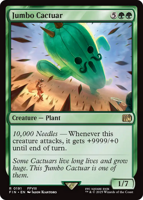 Jumbo Cactuar (FIN-191) - rare