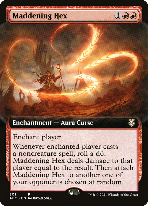 Maddening Hex (AFC-301) - rare: (Extended Art)