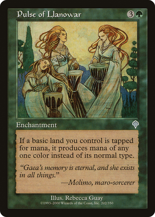 Pulse of Llanowar (INV-202) - uncommon - Foil