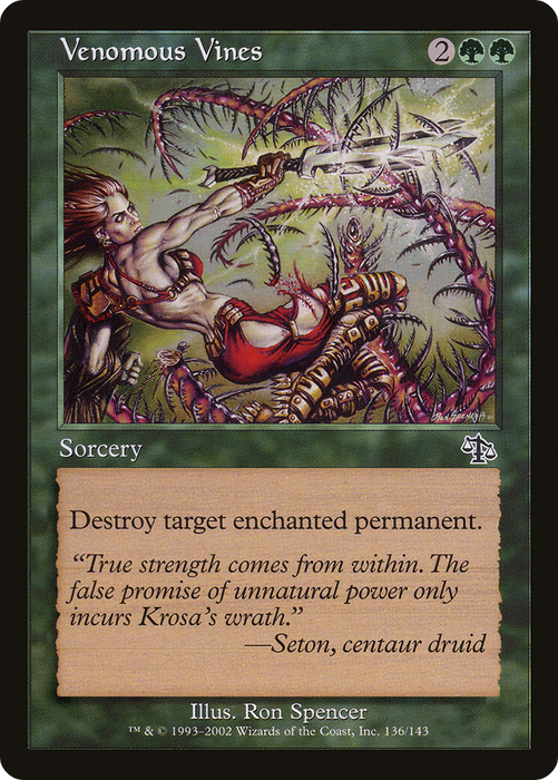Venomous Vines (JUD-136) - common - Foil