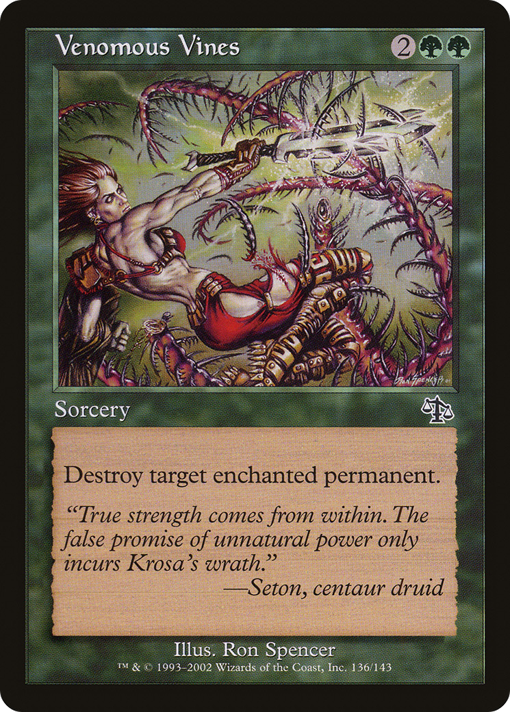 Venomous Vines (JUD-136) - common - Foil