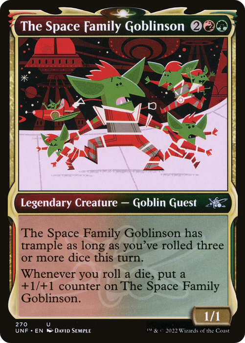 The Space Family Goblinson (UNF-270) - uncommon: (Showcase) - Foil