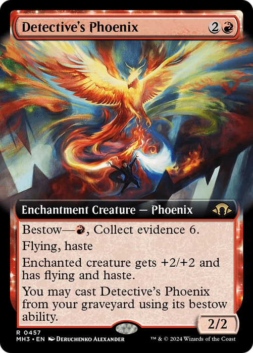Detective's Phoenix (MH3-457) - rare: (Extended Art, enchantment) - Foil