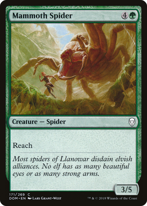 Mammoth Spider (DOM-171) - common