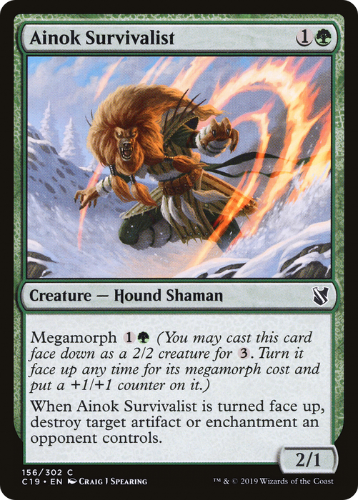 Ainok Survivalist (C19-156) - common