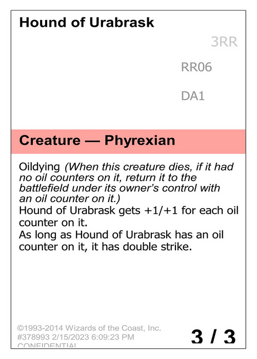 Hound of Urabrask (UNK-RR06) - rare