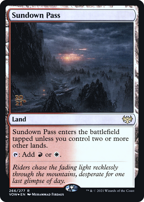 Sundown Pass (PRE-266S) - rare - Foil