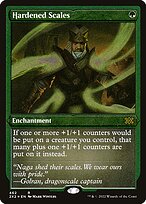 Hardened Scales (2X2-462) - rare - Etched Foil