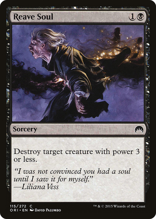 Reave Soul (ORI-115) - common - Foil