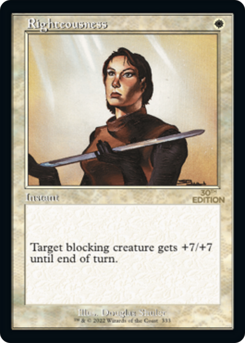 Righteousness (30A-333) - rare