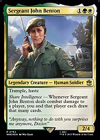 Sergeant John Benton (WHO-762) - rare - Foil