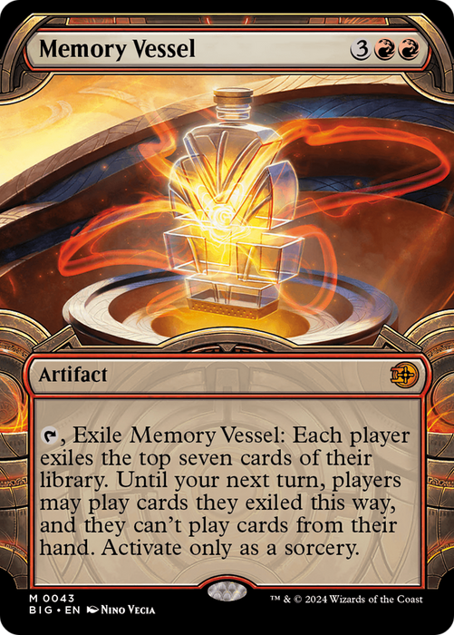 Memory Vessel (BIG-043) - mythic: (Showcase) - Foil