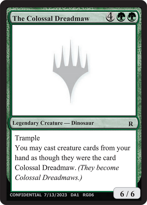 The Colossal Dreadmaw (UNK-RG06B) - rare