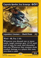 Captain Howler, Sea Scourge (DFT-475) - rare - Foil