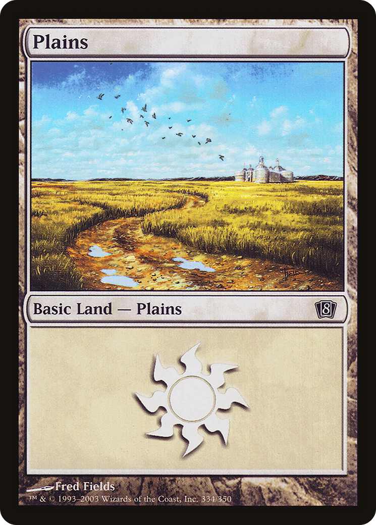 Plains (8ED-334★) - common - Foil