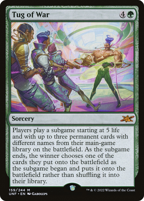 Tug of War (UNF-159) - mythic - Foil
