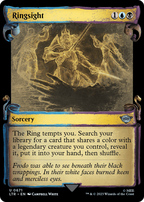 Ringsight (LTR-671) - uncommon: (Showcase) - Foil