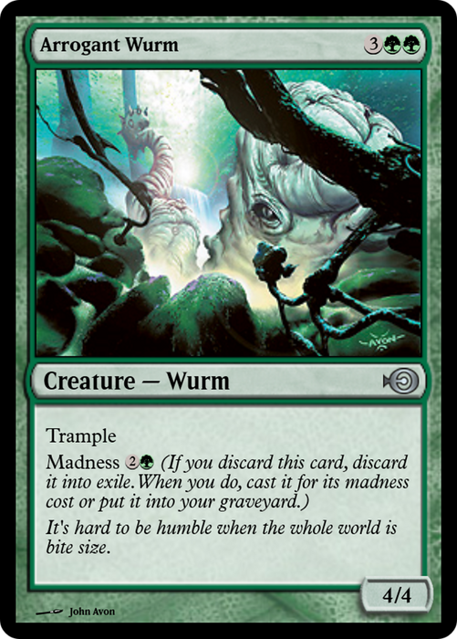 Arrogant Wurm (PRM-36246) - uncommon - Foil