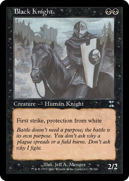 Black Knight (ME4-071) - uncommon