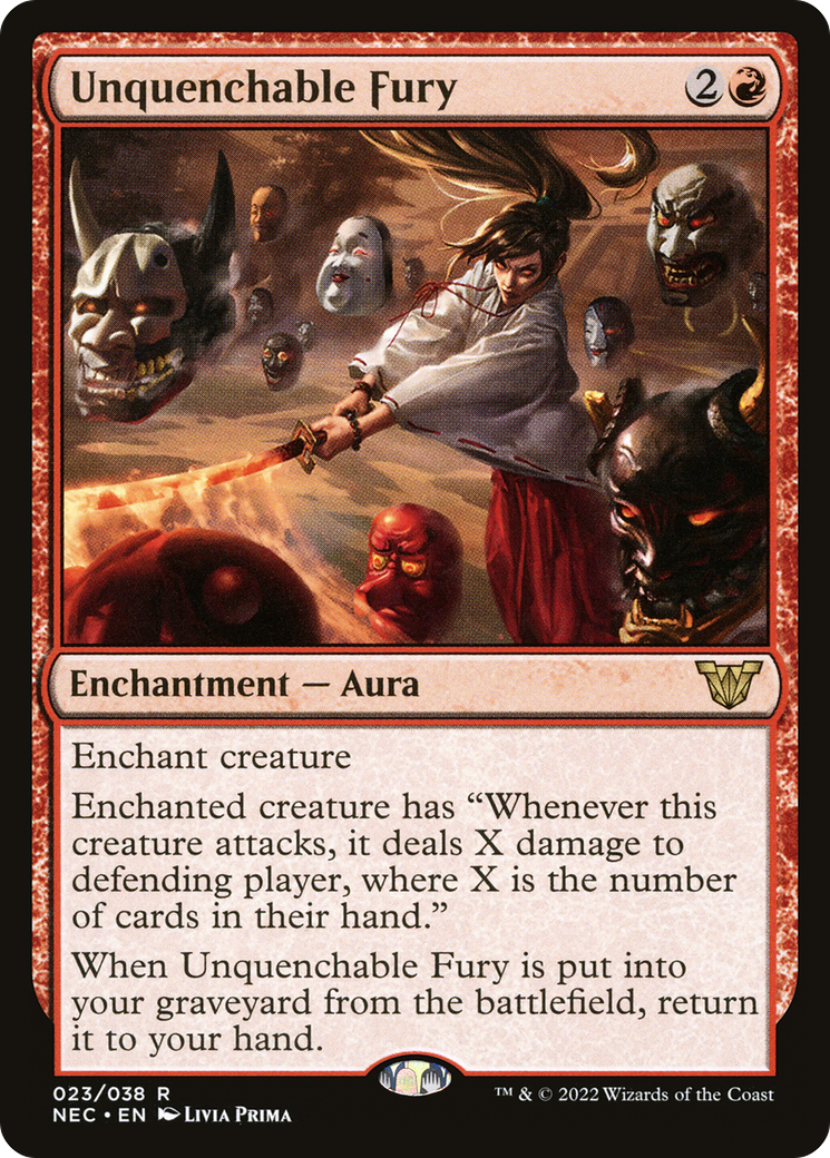 Unquenchable Fury (NEC-023) - rare