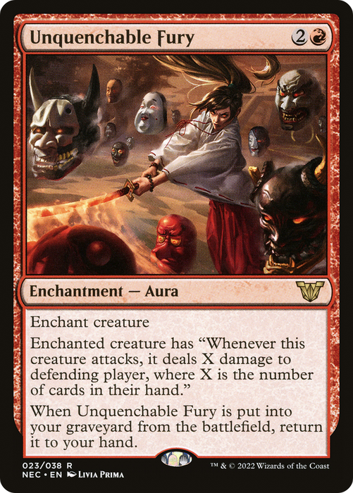 Unquenchable Fury (NEC-023) - rare