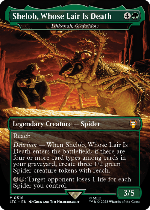 Ishkanah, Grafwidow (LTC-516) - mythic / Shelob, Whose Lair Is Death (Borderless)