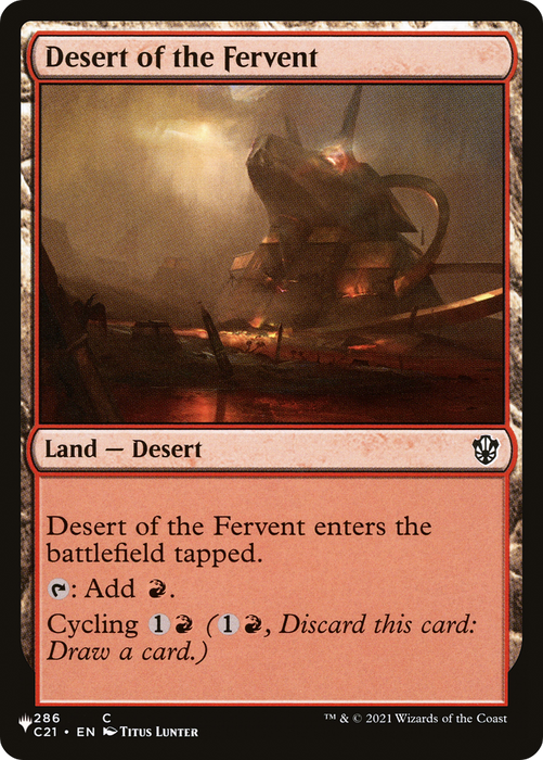 Desert of the Fervent (LIST-C21-286) - common