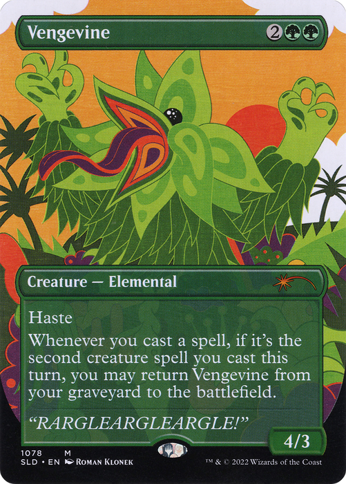 Vengevine (SLD-1078) - mythic (Borderless) - Foil
