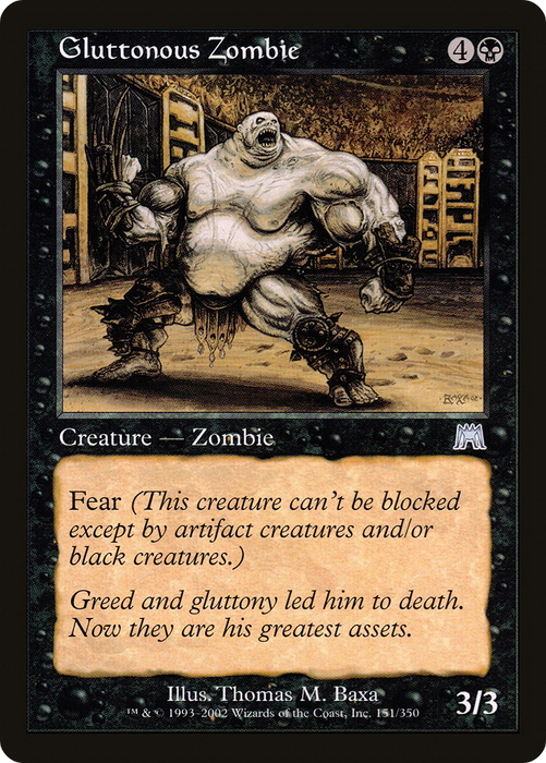 Gluttonous Zombie (ONS-151) - uncommon