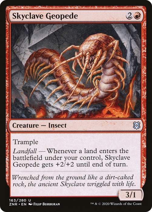 Skyclave Geopede (ZNR-163) - uncommon