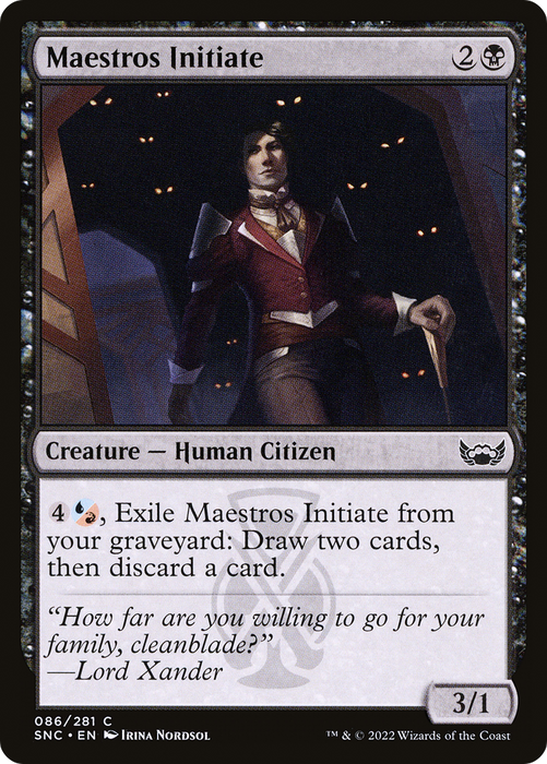 Maestros Initiate (SNC-086) - common - Foil