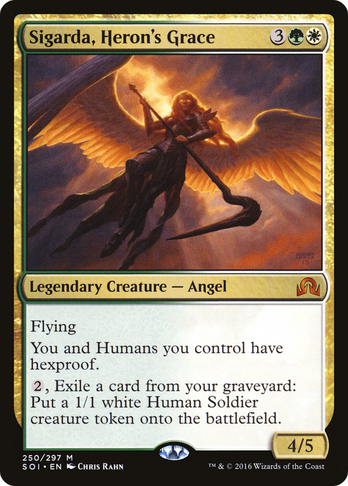 Sigarda, Heron's Grace (SOI-250) - mythic
