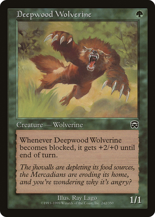 Deepwood Wolverine (MMQ-242) - common