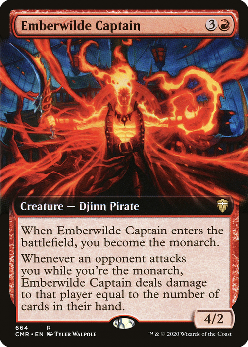 Emberwilde Captain (CMR-664) - rare: (Extended Art)