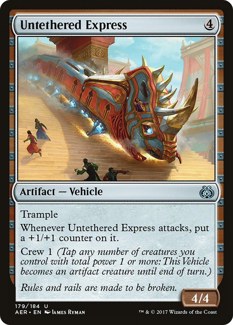 Untethered Express (AER-179) - uncommon - Foil