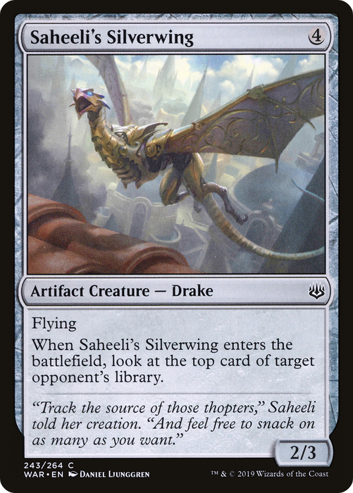 Saheeli's Silverwing (WAR-243) - common