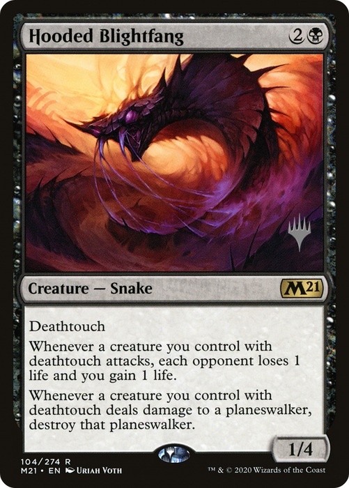 Hooded Blightfang (PPM21-104P) - rare - Foil