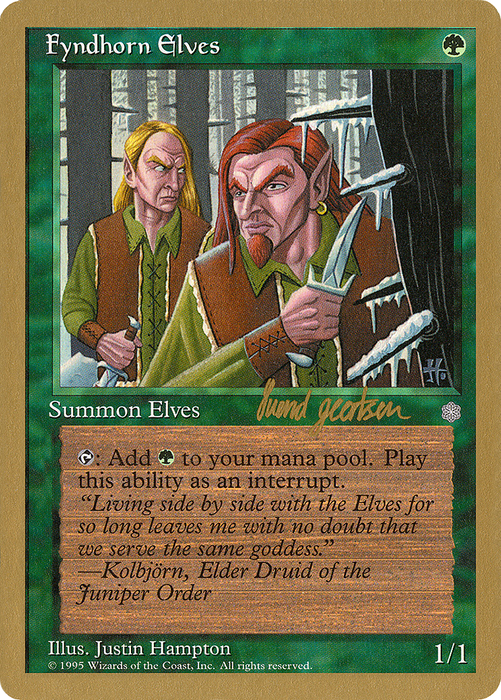 Fyndhorn Elves (WCD-SG244) - common